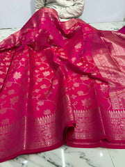 Bulk Price Semi Katan Banarasi Soft Silk Saree