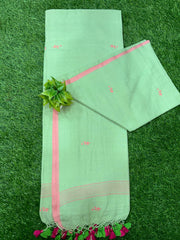 Bulk Quantity Pure Cotton Jamdani Saree with Running Blouse