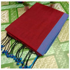 Wholesale Price 120 Count Pure Cotton MulMul Saree Without Blouse