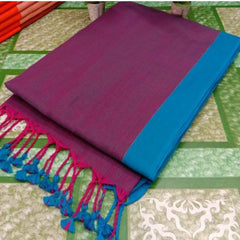 Wholesale Price 120 Count Pure Cotton MulMul Saree Without Blouse