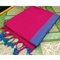 Bulk Price 120 Count Pure Cotton MulMul Saree Without Blouse