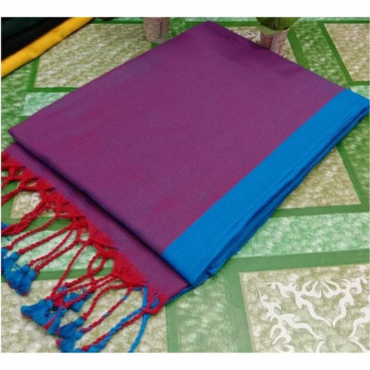 Bulk Price 120 Count Pure Cotton MulMul Saree Without Blouse