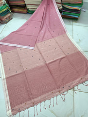 Bulk Quantity Cotton Jamdani Saree With Dobby Weaving Order Sample