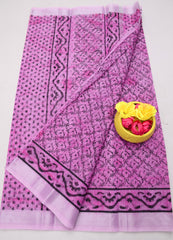 Wholesale Quantity Traditional Kota Doria Hand-Printed Sarees
