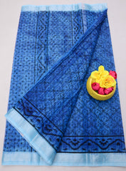 Wholesale Quantity Traditional Kota Doria Hand-Printed Sarees