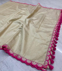 Bulk Quantity Tissue Silk Banarasi Saree