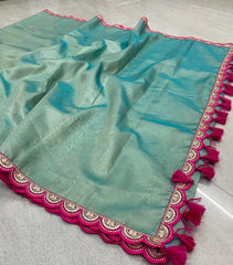 Bulk Quantity Tissue Silk Banarasi Saree