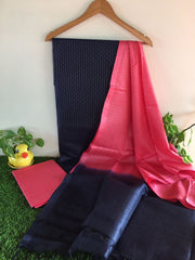 Bulk Price Katan Silk Weaving Suit with Herringbone Dupatta Order Sample