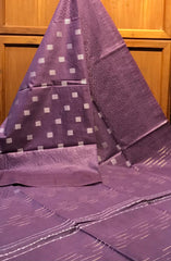 Bulk Price Semi Tussar Silk Saree With White Dupion Boota Design