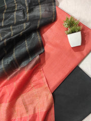 Bulk Price Semi Tussar Silk Unstitched Dress Material