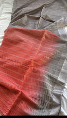 Bulk Quantity Organza Noil Silk Saree
