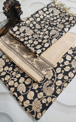 Wholesale Quantity Cotton Silk Kalamkari Printed Dress Material
