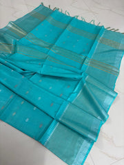 Wholesale Price Woven Tussar Semi Silk Saree