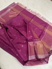 Wholesale Price Woven Tussar Semi Silk Saree