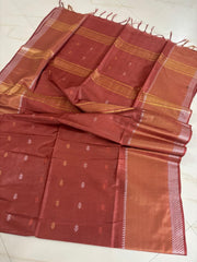 Wholesale Price Woven Tussar Semi Silk Saree