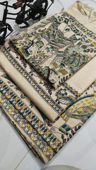 Wholesale Quantity Semi Tussar Madhubani Printed Suit
