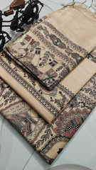 Wholesale Quantity Semi Tussar Madhubani Printed Suit