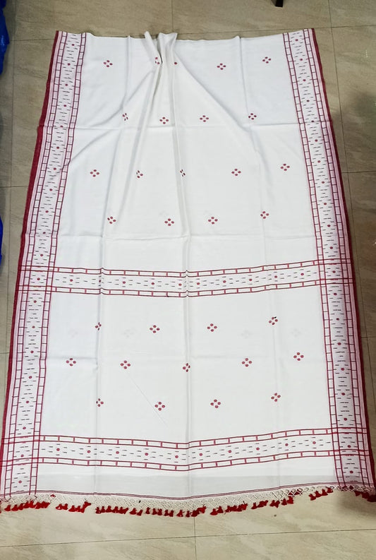 Bulk Quantity Traditional Cotton Jamdani Weaving Saree