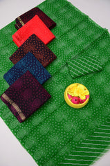 Bulk Price Kota Doria Bandhej Leheriya Saree