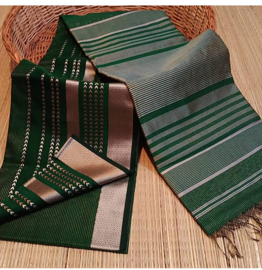 Bulk Quantity Maheshwari Semi Silk Saree With Copper Weaving Design Order Sample