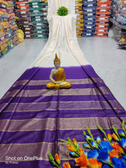 Wholesale Quantity Kota Woven Viscose Silk Saree With Zari Pallu