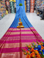 Wholesale Quantity Kota Woven Viscose Silk Saree With Zari Pallu