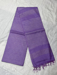 Wholesale Quantity Cotton Silk Geometric Design Woven Saree