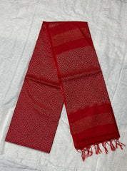 Bulk Quantity Cotton Silk Geometric Design Woven Saree Order Sample