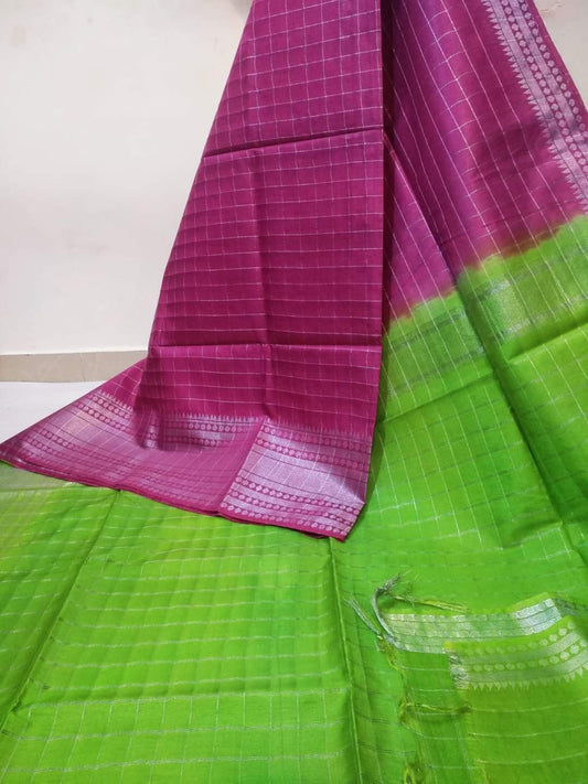 Bulk Quantity Mangalgiri Semi Silk Saree