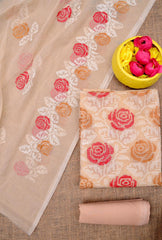 Wholesale Quantity Embroidered Kota Doria Work Dress Material