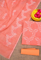 Wholesale Quantity Embroidered Kota Doria Work Dress Material