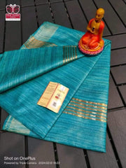 Wholesale Quantity Pure Tussar Ghicha Silk Saree