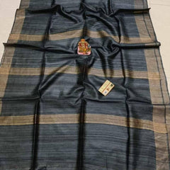 Bulk Price Pure Tussar Silk Ghicha Saree