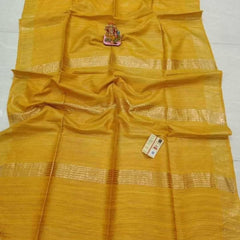 Bulk Price Pure Tussar Silk Ghicha Saree