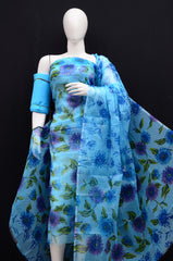Wholesale Price Printed Kota Doria Cotton Dress Material Order Sample
