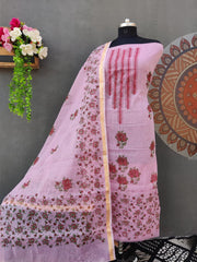 Wholesale Price Kota Doria Hand Block Printed Suit