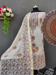 Wholesale Price Kota Doria Hand Block Printed Suit