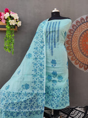 Wholesale Price Kota Doria Hand Block Printed Suit