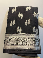 Bulk Quantity Banarasi Semi Katan Georgette Silk Saree