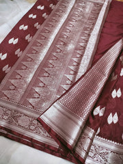 Bulk Quantity Banarasi Semi Katan Georgette Silk Saree