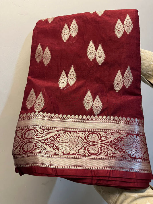 Bulk Quantity Banarasi Semi Katan Georgette Silk Saree