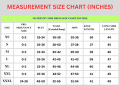 Wholesale Price Rust Brown 4-Way Poly Lycra Maternity Long Midi Dress with Wrap Neck & Front Slit Order Sample