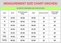 Wholesale Price Burgundy 4-Way Poly Lycra Square Neck Maternity Short Midi Dress