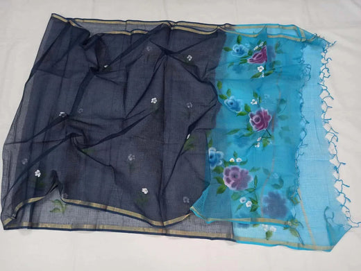 Wholesale Price Pure Cotton Kota Doria Hand Painted Dupatta