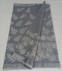 Wholesale Price Machine Embroidered Work Kota Doria Cotton Saree