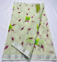 Wholesale Quantity Kota Linen Hand Painted Saree