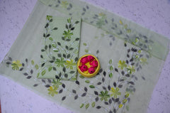 Bulk Price Kota Doria Cotton Hand Painted Dress Material