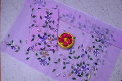 Bulk Price Kota Doria Cotton Hand Painted Dress Material