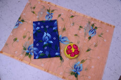 Wholesale Price Floral Design Hand Painted Kota Doria Cotton Suit With Contrast Dupatta