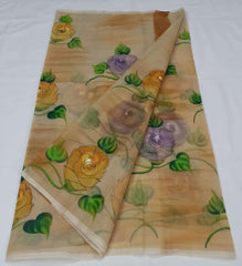 Bulk Price Brush Painted Kota Doria Cotton Mix Saree